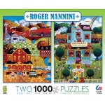 Two 1000 pc Puzzles in One Value Pack - Roger Nannini -  Ceaco  - Toys R Us Two 1000 pc Puzzles in One Value Pack - Roger Nannini