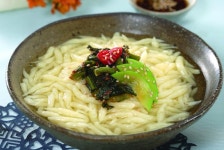 올챙이국수, 강원도 정선군, 음식