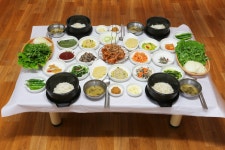 ★산채정식, 전라남도 해남군, 음식