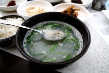 재첩국, 부산광역시 사상구, 음식