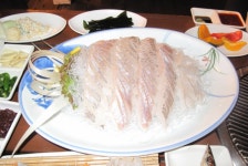 참가자미회, 울산광역시 북구, 음식
