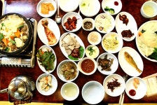 돌쌈밥, 충청남도 부여군, 음식