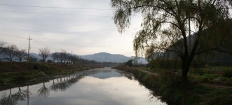 고요한 수면, 경상북도 의성군, 사진