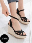 ♡예쁘고 편한슈즈♡ 바닐라슈 SANDAL - 통굽샌들