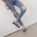 웨스트스타일 [쿠루] 여성 2.5cm 태슬 애나멜 로퍼 G2022