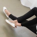 웨스트스타일 [쿠루] 여성 1.5cm 애나멜 플랫슈즈 G2045