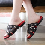 웨스트스타일 [쿠루] 여성 1.5cm 펀칭 슬리퍼 G2641