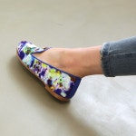 웨스트스타일 [쿠루] 여성 1cm 플라워 로퍼 G2270