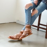 웨스트스타일 [쿠루] 여성 1.5cm 쪼리 글레디에이터 샌들 G2995