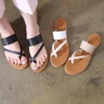 웨스트스타일 [쿠루] 여성 1.5cm 엑스 쪼리 슬리퍼 G3015