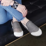 웨스트스타일 [쿠루] 여성 1.5cm 스티치 슬립온 G3071