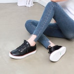 웨스트스타일 [쿠루] 여성 2.5cm 라인 스니커즈 G3222
