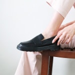 웨스트스타일 [쿠루] 여성 3cm 심플 로퍼 G3367