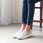 웨스트스타일 [쿠루] 여성 4.5cm 베이직 키높이 슬립온 G3404