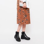 웨스트스타일 [쿠루] 여성 4cm 애나멜 밴딩 앵클 부츠 G3577