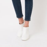 웨스트스타일 [쿠루] 여성 8cm 유니크 슬링백 힐 G3610