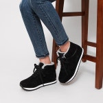 웨스트스타일 [쿠루] 여성 3.5cm 스웨이드 아이젠 스니커즈 G4144