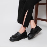 웨스트스타일 [쿠루] 여성 3cm 프린지 키높이 로퍼 G4356