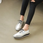 웨스트스타일 [쿠루] 여성 4cm 옥스포드 로퍼 G2268