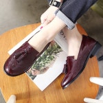 웨스트스타일 [쿠루] 여성 2.5cm 태슬 로퍼 G2227