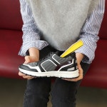 웨스트스타일 [쿠루] 여성 5.5cm 키높이 배색 스니커즈 G2205