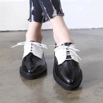 웨스트스타일 [쿠루] 여성 2.5cm 배색 로퍼 G2466