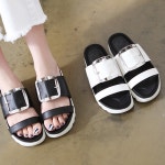 웨스트스타일 [쿠루] 여성 3.5cm 빅버클 슬리퍼 G2922