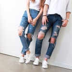 웨스트스타일 [쿠루] 여성 3.5 or 4cm 커플 스니커즈 G3255