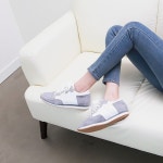 웨스트스타일 [쿠루] 여성 1.5cm 스웨이드믹스 스니커즈 G3169