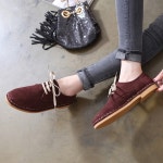 웨스트스타일 [쿠루] 여성 2cm 리얼 가죽 로퍼 G3402