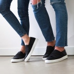 웨스트스타일 [쿠루] 여성 2.5cm 밴딩 모던 슬립온 G3291