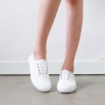 웨스트스타일 [쿠루] 여성 3.5cm 심플 캔버스 스니커즈 G3271