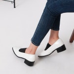 웨스트스타일 [쿠루] 여성 4.5cm 밴딩 로퍼 G3597