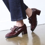 웨스트스타일 [쿠루] 여성 4.5cm 태슬리본 로퍼 G3564