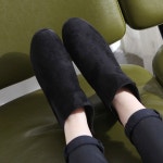 웨스트스타일 [쿠루] 여성4cm 안감퍼 밴딩 포인트 앵클부츠 G3803