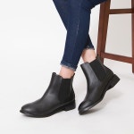 웨스트스타일 [쿠루] 여성 3cm 밴딩 첼시부츠 G3896