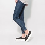 웨스트스타일 [쿠루] 여성 3.5cm 퍼안감 베이직 슬립온 G4003