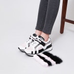 웨스트스타일 [쿠루] 여성 5cm 탈부착 키높이 스니커즈 G4160