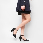 웨스트스타일 [쿠루] 여성 7cm 파스텔 스트랩 펌프스 힐 G4781