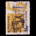 수집전문쇼핑몰 우문관 C0170 / 1차경제개발(제1집) 변전소 기념 사용제 63.2.9.(?) 서울중앙 로라인