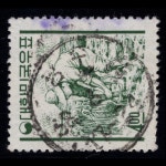 수집전문쇼핑몰 우문관 [사은품-10만원]226(049) / 보통우표-농부(1차국산백지) / 만월사용제- / 68.6.25 / 광주