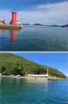 대포와 학동에서 ...