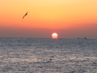 울산 잿골방파제 일출임니다