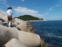 대변 신방파제 외항!