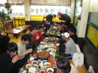 철수후 오리고기집에서
