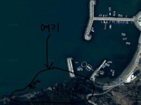 가덕 대항방파제 부근 사진첨부함.