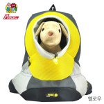 이라운드몰 글로벌이커머스 [퍼셀] 펫배낭-2(대-옐로우)