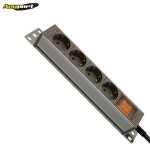 엘디네트웍스 (KC인증) 국산 서버탭 알루미늄 멀티탭 (4구/16A/메인스위치/1.5m) : 조이젠 엘디네트웍스 (KC인증) 국산 서버탭 알루미늄... 