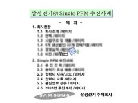 삼성전기(주) SinglePPM 추진사례
