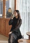 프롬 도트 쉬폰롱ops (4color) - 요블림 프롬 도트 쉬폰롱ops (4color)